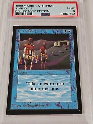 Time Walk Collectors Edition PSA 9 Mtg Magic the Gathering Time Walk Collectors Edition PSA 9 Mtg Magic the Gathering