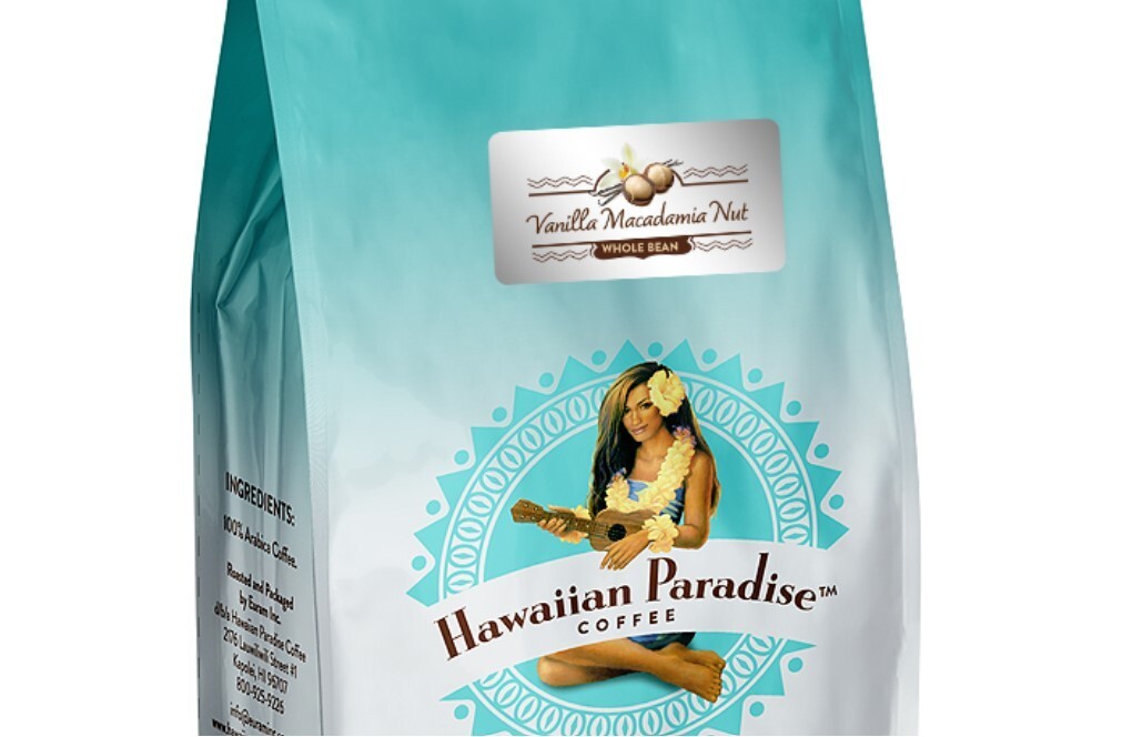 🌺FIVE Vanilla Macadamia Hawaiian Paradise Coffee Ground 7oz 100