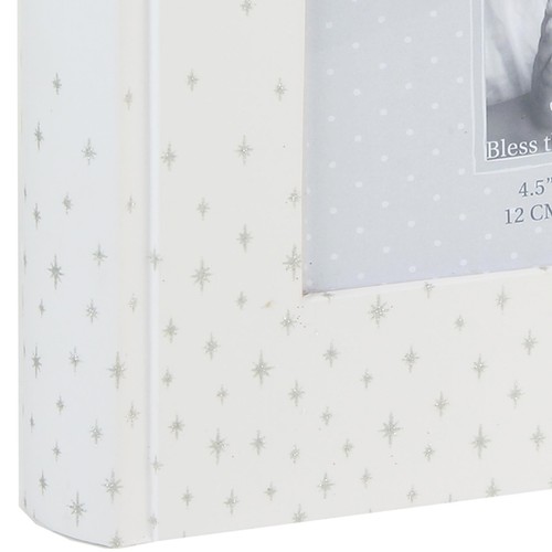 Bless This Child White 6'x4' Photo Album with Silver Dots - Confirmation - Photo 3 sur 4