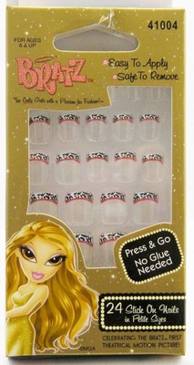 Bratz Stick On Nails - Leopard French 41004