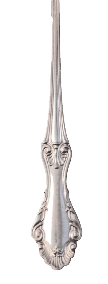 Horquilla de sardina de mango largo Georgian Shell de Frank Whiting Sterling 7 3/8" Foto 2 de 4