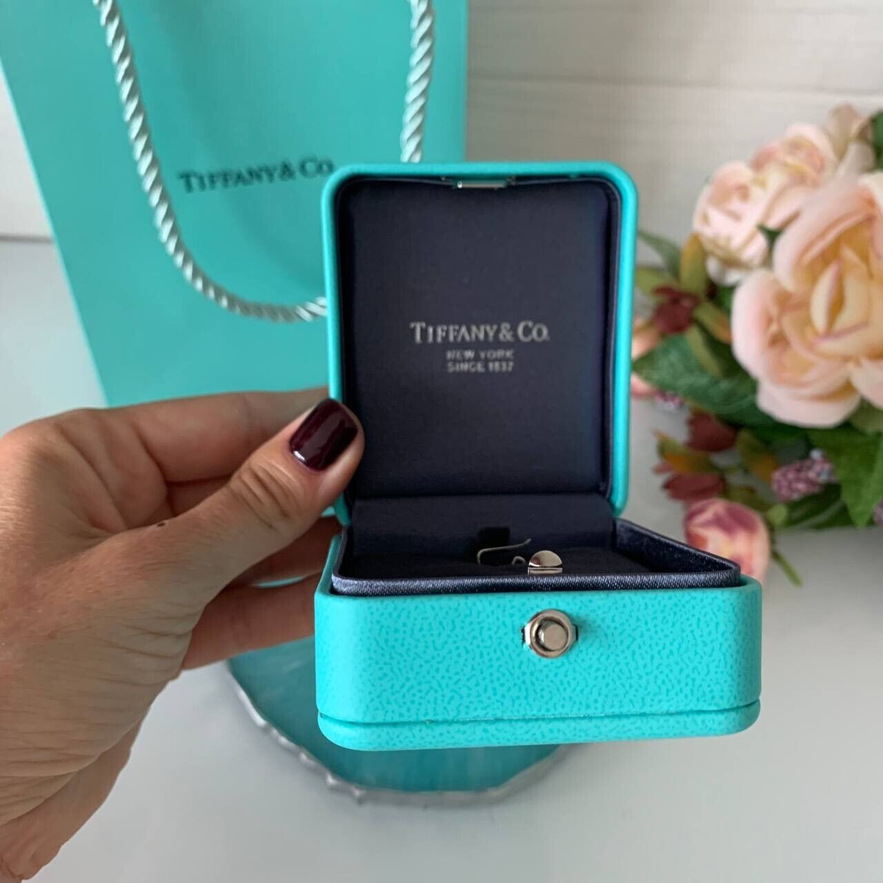 New Tiffany&Co Gift Packaging Box+Outer Box+Bag+Pouch+Card for Necklace ...