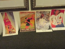 Small Prints Posters Perisian Art Artists Themes Lot of 4 - 13 1/4x8 3/4