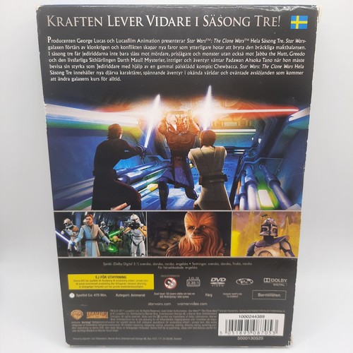 Star Wars: The Clone Wars The Complete Season Three 3 (DVD, Region 2) - 第 2/5 張圖片