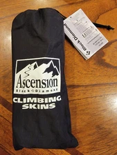 Black Diamond Ascension STS Nylon Climbing Skins 60mm - BLACK - 6cm x 210cm