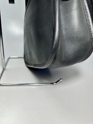 Vintage Coach Flap Bag 9727 Rare Black Leather ~ Made In USA Vintage Coach Flap Bag 9727 Rare Black Leather ~ Made In USA