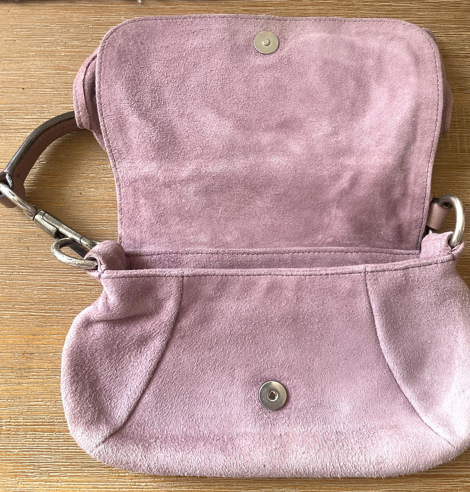 Borsa YSL Yves Saint Laurent Rive Gauche con manico superiore rosa