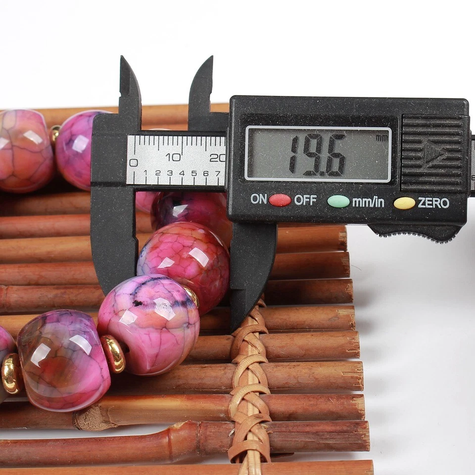 Brazalete Brazalete 20MM Certificado 3 Colores 100% Natural A Cuentas Cuentas Ágata 0511 Foto 4 de 4