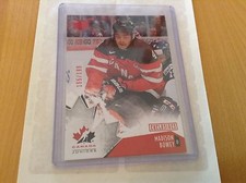 2015 UPPER DECK TEAM CANADA JUNIORS MADISON BOWEY RED EXCLUSIVES /100 36 CAPITAL