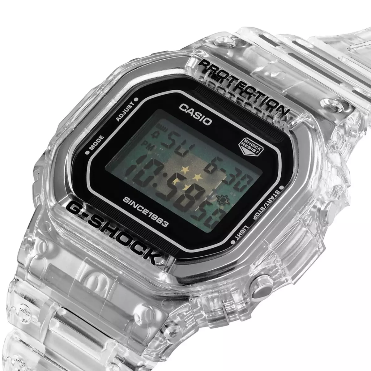 CASIO G-SHOCK DW-5040RX-7JR 40th Anniversary CLEAR REMIX Limited Watch  42.8mm