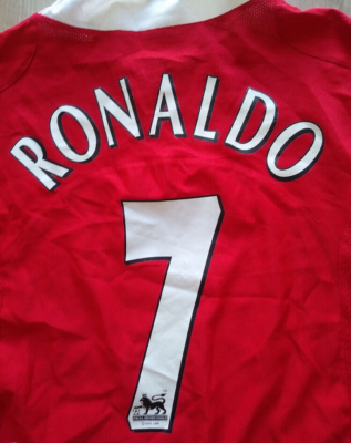 Cristiano Ronaldo #7 Man United 2004/2005/06 Home Football Soccer