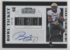 2019 Contenders Draft Picks College Bowl Ticket 88/99 Bruce Anderson Auto x5u
