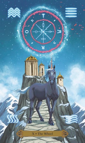 CELESTIAL UNICORN TAROT Unicorns Oracle Kit Card Deck Cards Book Boxed Set - Picture 3 of 5