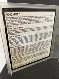 Kid Icarus NES Tested Works Nintendo Video Store San Bernadino Copy
