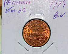 1979 Panama 1 centesimo,  uncirculated. Coin #1649. Free Shipping