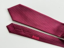 Hermes Men's Tie 7064 TA Geometric Pattern