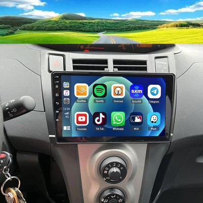 Android 15 Autoradio Apple CarPlay GPS Navi Für Toyota Yaris XP90 2005-2012