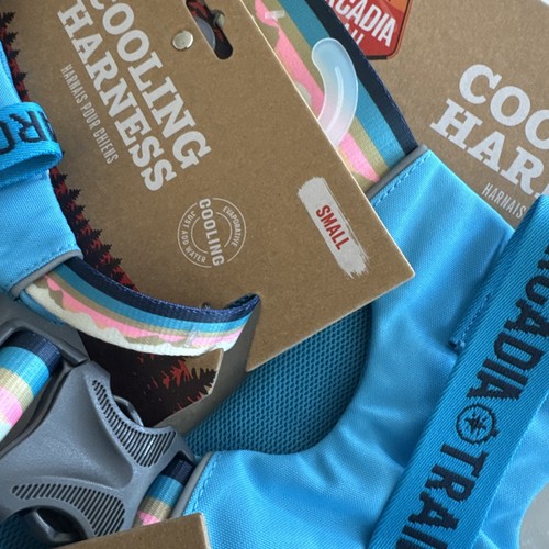NEW NWT Arcadia Trail Cooling Dog Harness SIZES Medium XL BLUE PUP Gift - Picture 3 of 12