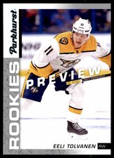 2018-19 Parkhurst Rookies Previews Eeli Tolvanen Nashville Predators #PR-5