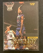 Fleer 1997-98 Tracy McGrady Rookie Card RC #226 Toronto Raptors. rookie card picture