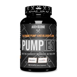 AXE & SLEDGE Supplements PUMPies Extreme Pump & Bloodflow 100 Capsules