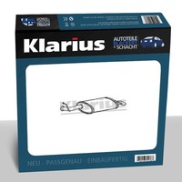 Klarius Auspuff ESD Endtopf für Peugeot 407 + SW