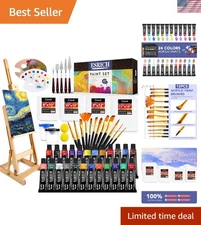 60-Piece Professional Acrylic Paint Set: Perfect for Beginners and Artists