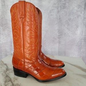 Mens Eel Skin Cowboy Boots | eBay display picture 1