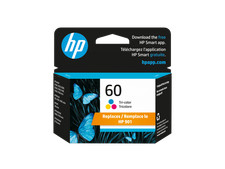 HP 60 Tri-color Original Ink Cartridge, 165 pages, CC643WN 140