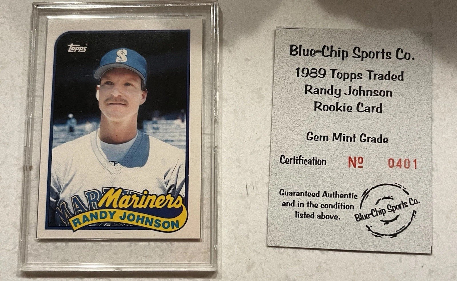 1989 Topps Traded - Randy Johnson #57T Collector's Edition (Tiffany) (RC)
