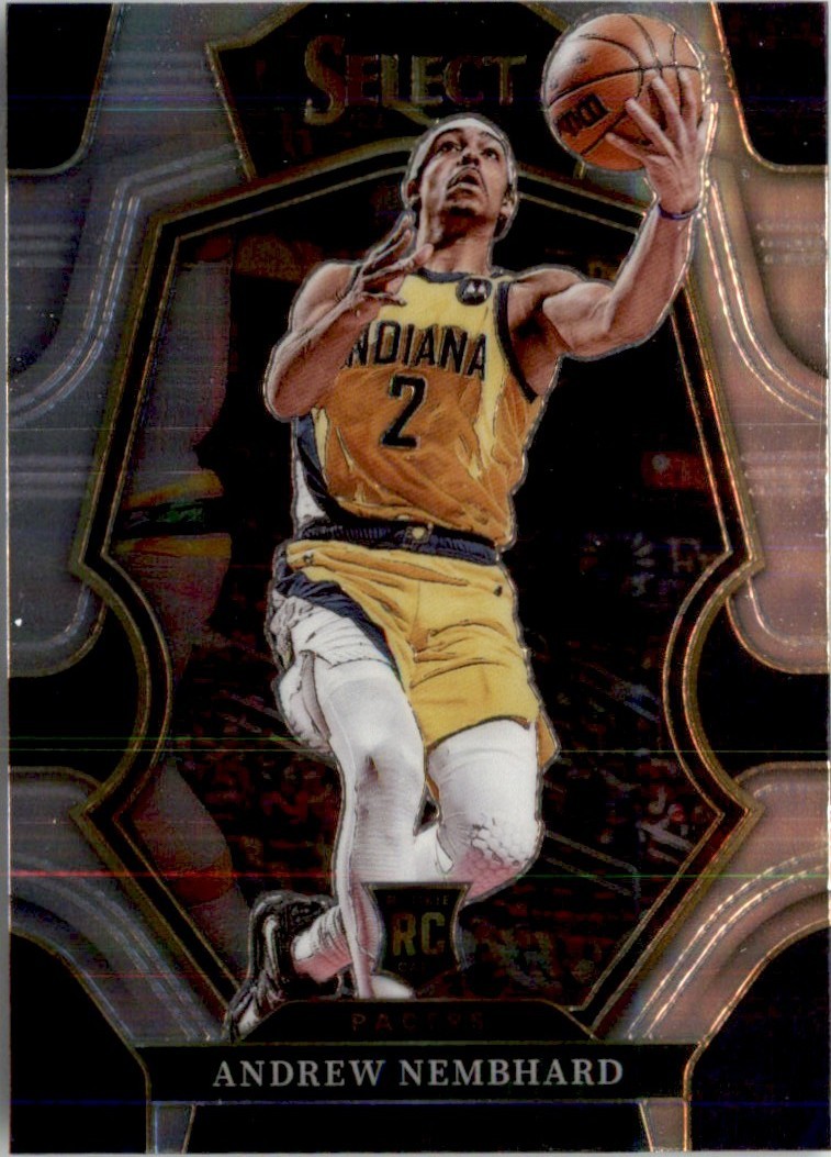 Andrew Nembhard 2022-23 Panini Select Premier Level RC #186 Indiana Pacers