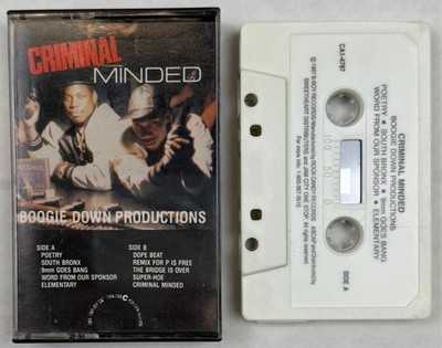 Boogie Down Productions - Criminal Minded (Cassette, 1987