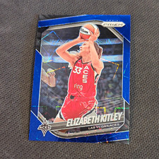 Panini 2025 Prizm WNBA Elizabeth Kitley #41 Las Vegas Aces Blue Velocity