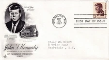 STAMP US SCOTT 1287 "John F. Kennedy" 13 CENT 1967 FDC - E