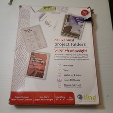 Deluxe Vinyl Project Folders Super Heavyweigh...