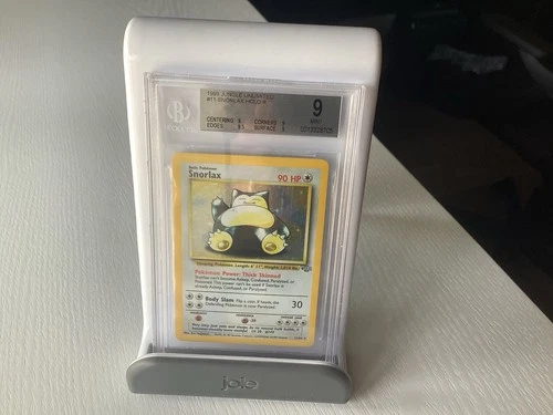 Pokémon TCG Snorlax Jungle Unlimited Holo Rare Card 11/64 1999 BGS 9 w/ Case