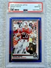 2025 Drake Maye SP /249 Panini Optic NFL #47 Blue Prizm PSA 10 POP 2 Color Match