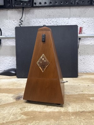 Wittner Maelzel Mechanical Metronome Wood Vintage Made in Germany 8.5 