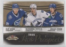 2015 Fleer Showcase /599 Alex Biega Alexandre Grenier Andrey Pedan Rookie RC 2vh