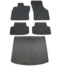 Gummi Kofferraumwanne Fußmatten für Seat Leon ST 5F 2013- Set Passform Matten