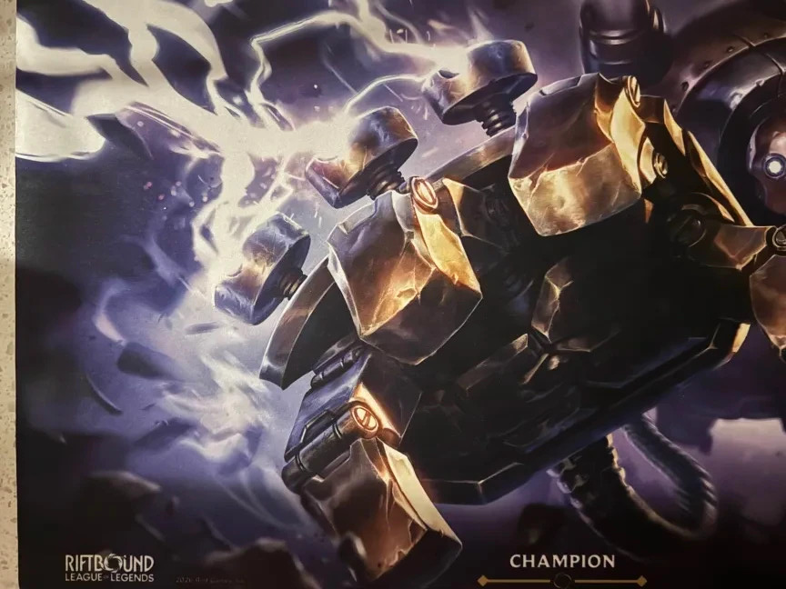 Riftbound Summoner's Skirmish Champion Blitzcrank Playmat | eBay
