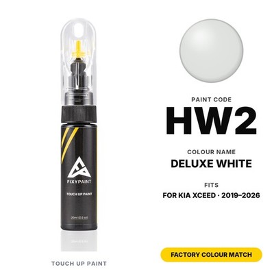 Touch Up Paint For Kia Xceed HW2 Deluxe White Kit Auto Body Scratch Repair