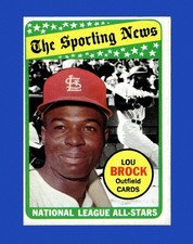 1969 Topps Set-Break #428 Lou Brock LOW GRADE (crease) *GMCARDS*