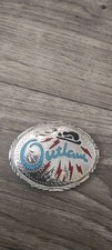 Outlaw Biker Design Belt Buckle Vintage Rare 1990s OUTLAW CC