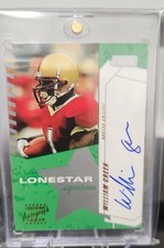 2002 Topps Stadium Club Lone Star Signatures Rookie William Green #LS-WG (RC)