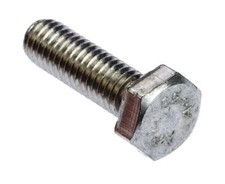 M16 x 35 Hexagonal Setscrew 8.8 DIN 933 Bright Zinc Plated (BZP)