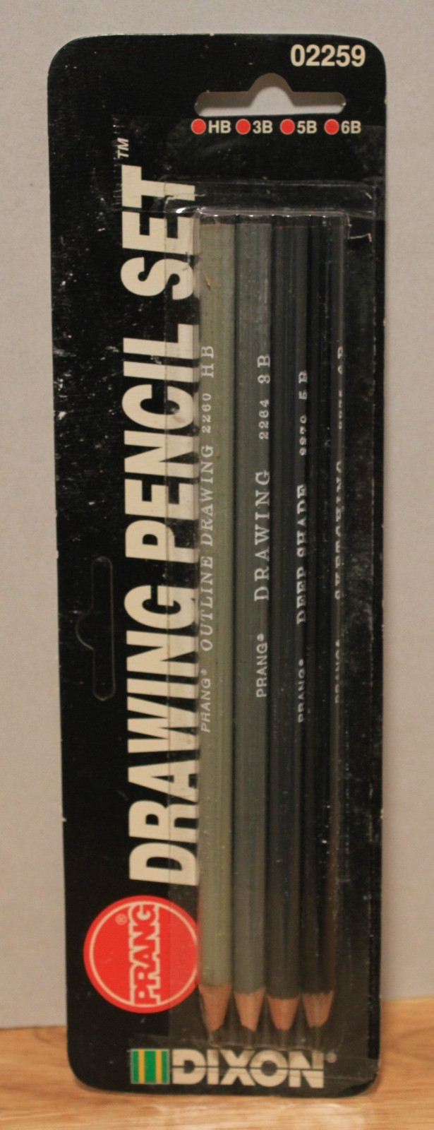 Prang Professional Drawing pencil set HB, 3B, 5B, 6B New in Package