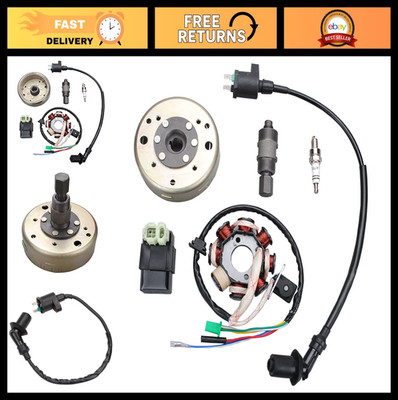 High-Performance Magneto & CDI Ignition Coil Kit, Spark Plug & Stator Puller for