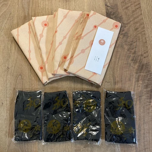 Popular Hoshino Resorts Kai Izumo Orange Japan Furoshiki Wrapping Cloth. 2 Finge - Picture 1 of 4