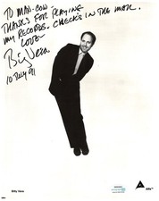 Billy Vera Signed Autographed 8x10 Promotional Photo